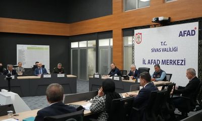 Sivas'ta İl Afet ve Risk Azaltma Planı Toplantısı Gerçekleştirildi