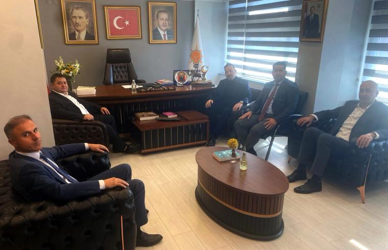 GMİS yönetimi Ak Parti İl Başkanlığını ziyaret etti - Birlik Haber Ajansı