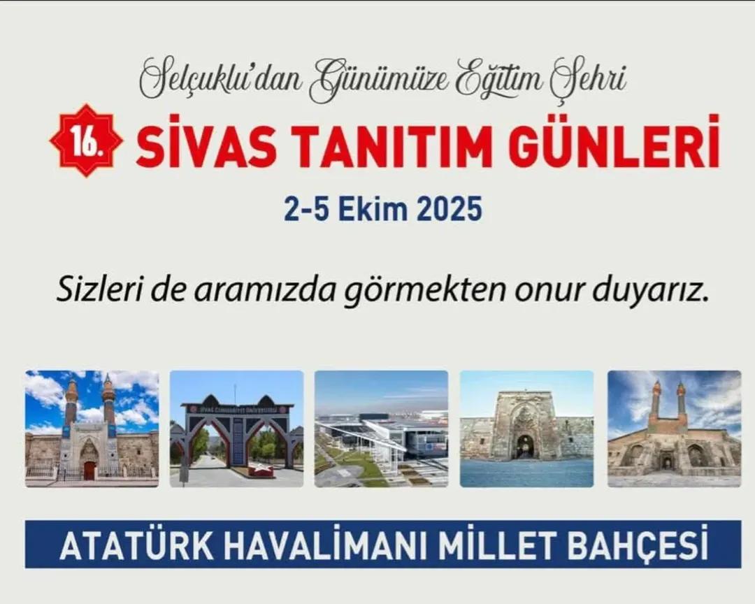 Sivas'ın Ruhu İstanbul'da: 16. Sivas Tanıtım Günleri Başlıyor