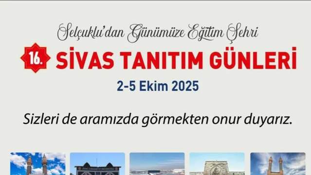 Sivas'ın Ruhu İstanbul'da: 16. Sivas Tanıtım Günleri Başlıyor