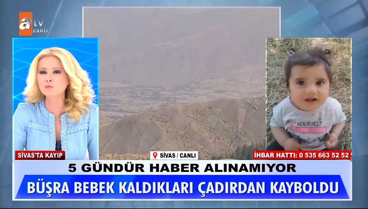Divriği’de Kayıp Büşra Bebek Müge Anlı’nın Gündeminde