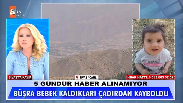 Divriği’de Kayıp Büşra Bebek Müge Anlı’nın Gündeminde