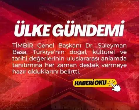 GORDİON İçin TİMBİR’e Teşekkür Plaketi