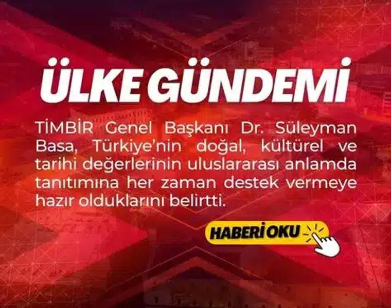 GORDİON İçin TİMBİR’e Teşekkür Plaketi