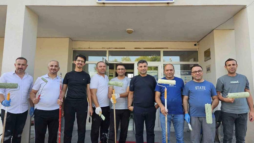 Durdulu okulunda sınıflar boyandı, yeni dönem hazırlığı tamamlandı