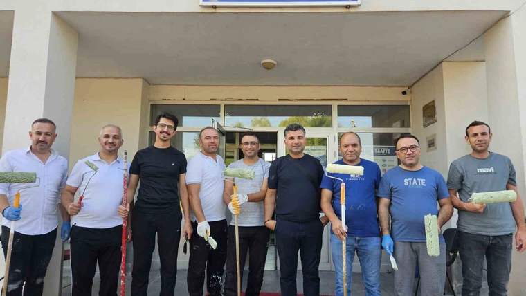 Durdulu okulunda sınıflar boyandı, yeni dönem hazırlığı tamamlandı