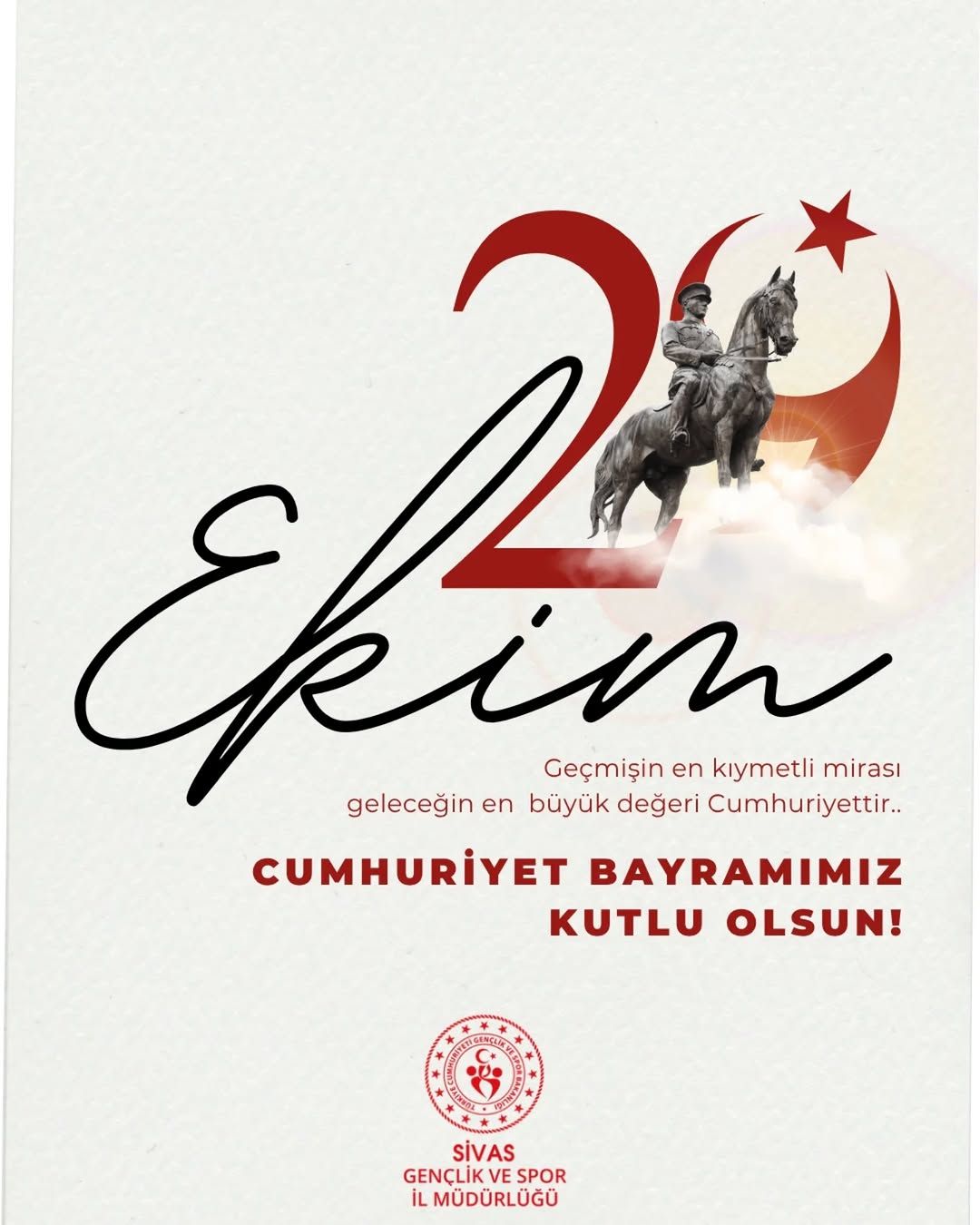 Cumhuriyet'in 102. Yılı Sivas'ta Gurur ve Coşkuyla Kutlanıyor