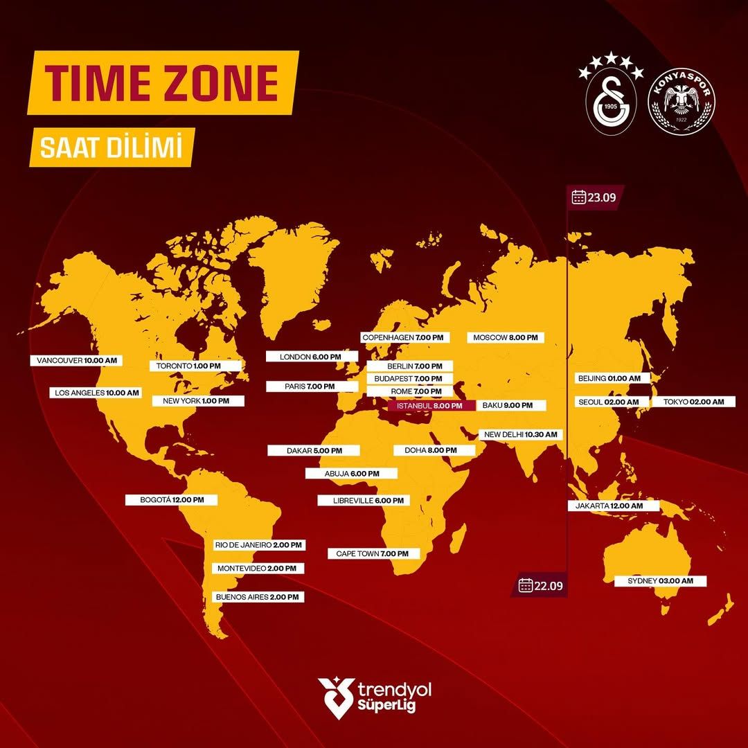 Galatasaray Taraftarları Maçı Coşkuyla İzleyecek: GSvKNY Saatleri Belli Oldu