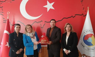 Kars Belediye Başkanı Prof.Dr. Ötüken Senger'in eşinden TSO'ya ziyaret - Birlik Haber Ajansı