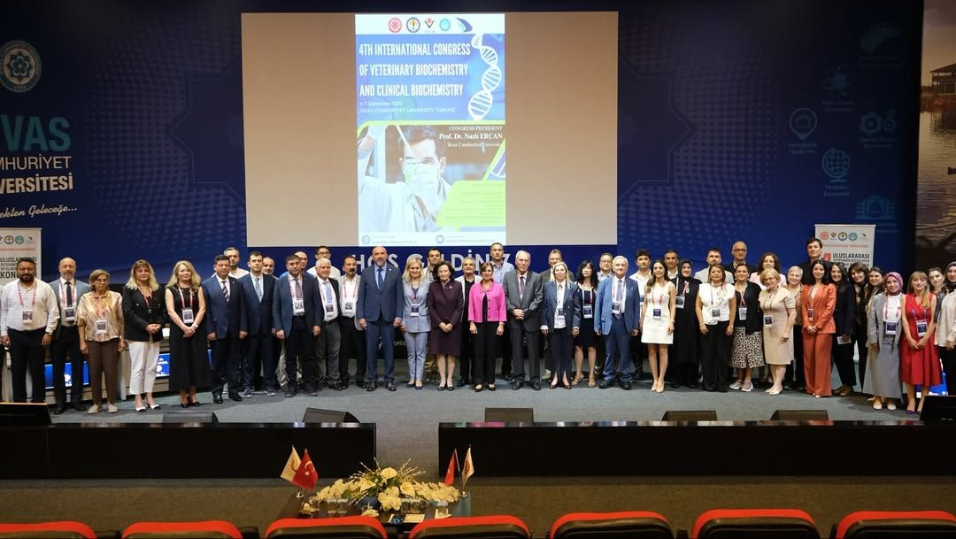 Sivas Cumhuriyet Üniversitesi'nde Uluslararası Veteriner Biyokimya Kongresi Gerçekleştirildi