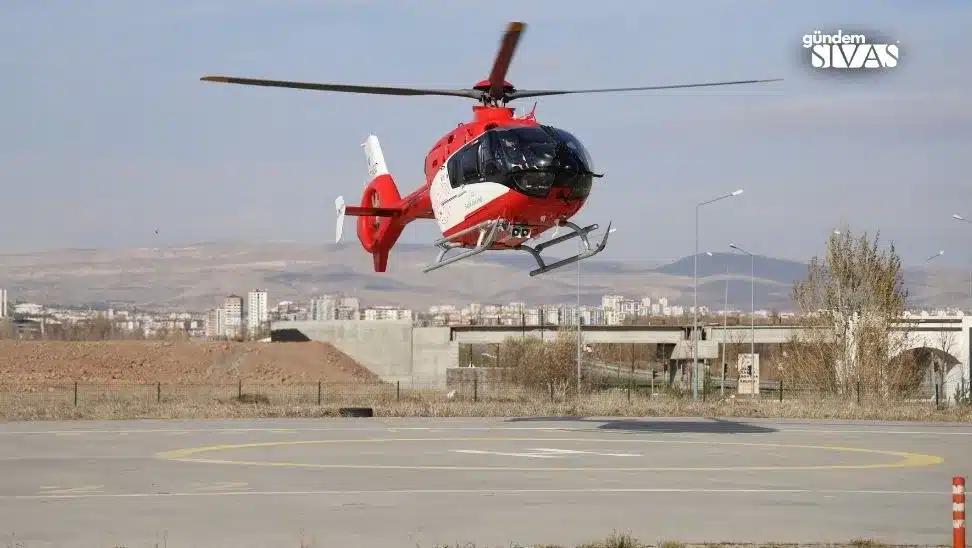 Yenidoğan Bebek Helikopterle Kayseri’ye Taşındı