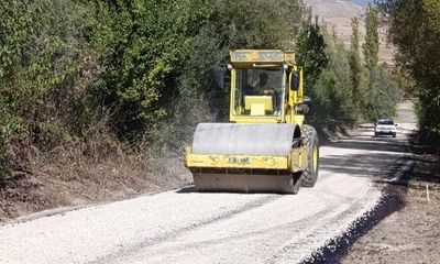 Sivas'ta Gümüştaş Köyü Yolu Asfalt Çalışması Tamamlandı