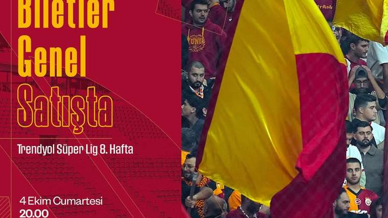 Galatasaray - Beşiktaş Derbisinde Biletler Genel Satışta!