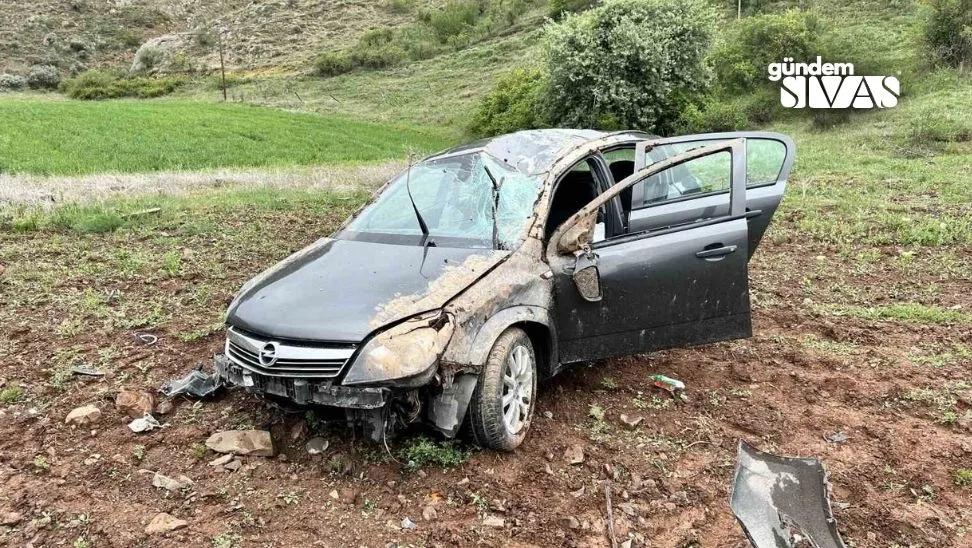 Sınava Giden Genç Aracıyla 5 Takla Attı!