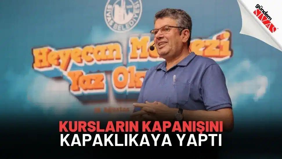 Kursların Kapanışını Eğitimci ve Yazar Kapaklıkaya Yaptı