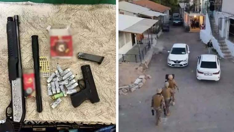 Antalya’da 25 adrese helikopter ve dron destekli şafak operasyonu: 10 gözaltı - Birlik Haber Ajansı