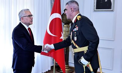 Sivas'ta 29 Ekim Cumhuriyet Bayramı Kutlamaları Kapsamında Tarihi Valilik Makamında Tebrikat Töreni Düzenlendi