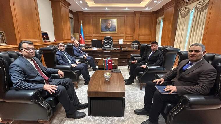 AK Parti Kars Milletekili Adem Çalkın, Azerbaycan Kars Başkonsolosu Zamin Aliyev'i ziyaret etti - Birlik Haber Ajansı