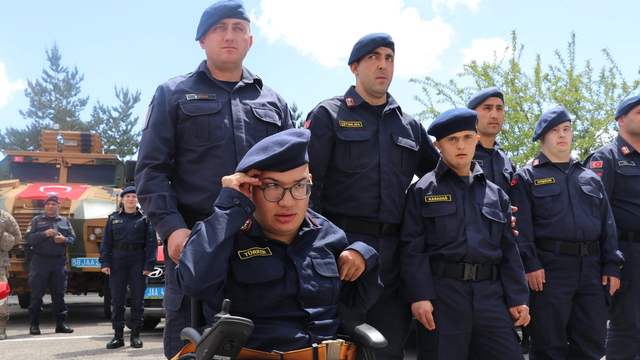 Engelli Gençlerin Askerlik Hayali Gerçek Oldu