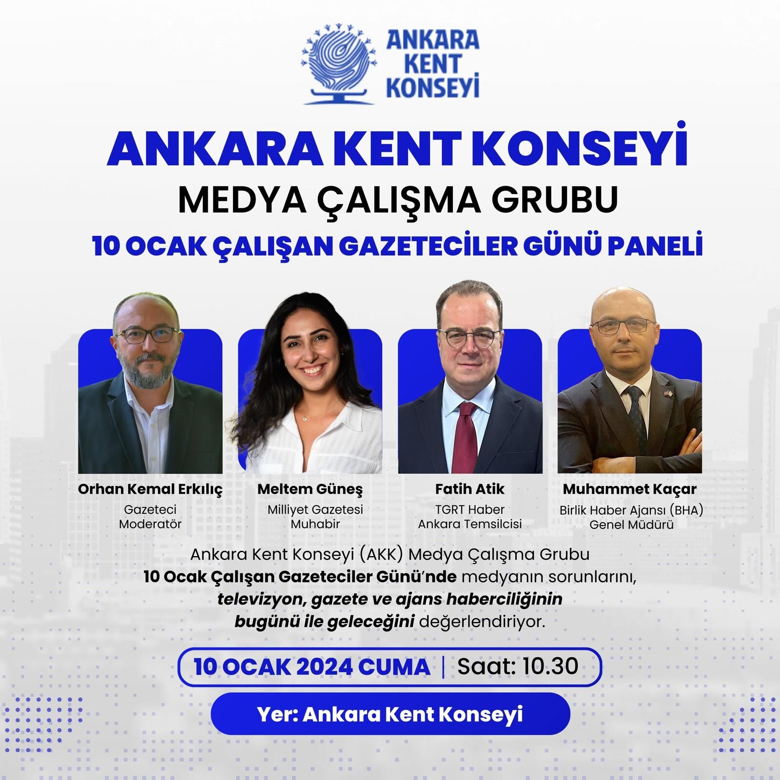 Ankara Kent Konseyi, 10 Ocak’ta gazetecilik paneli düzenliyor - Birlik Haber Ajansı