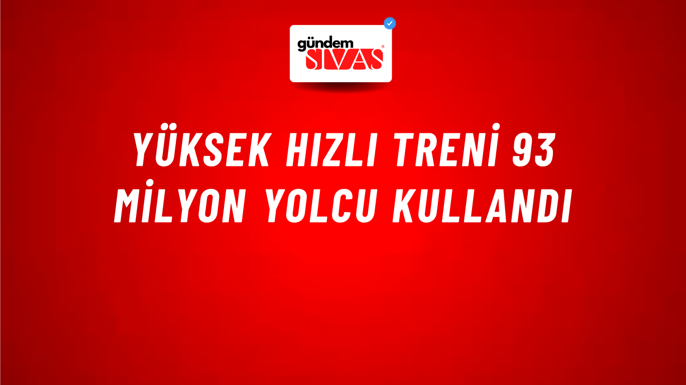 Yüksek hızlı treni 93 milyon yolcu kullandı