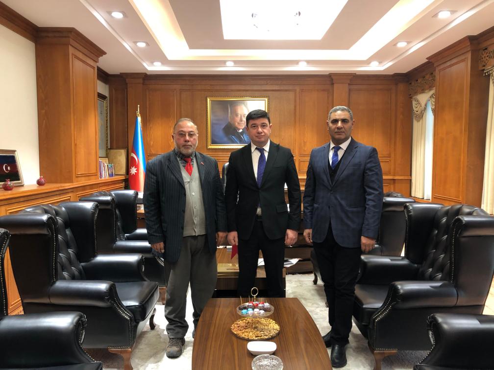 BHA ve TİMBİR Kars Temsilcisi Daşdelen, Kars Başkonsolosu Aliyev'i ziyaret etti - Birlik Haber Ajansı