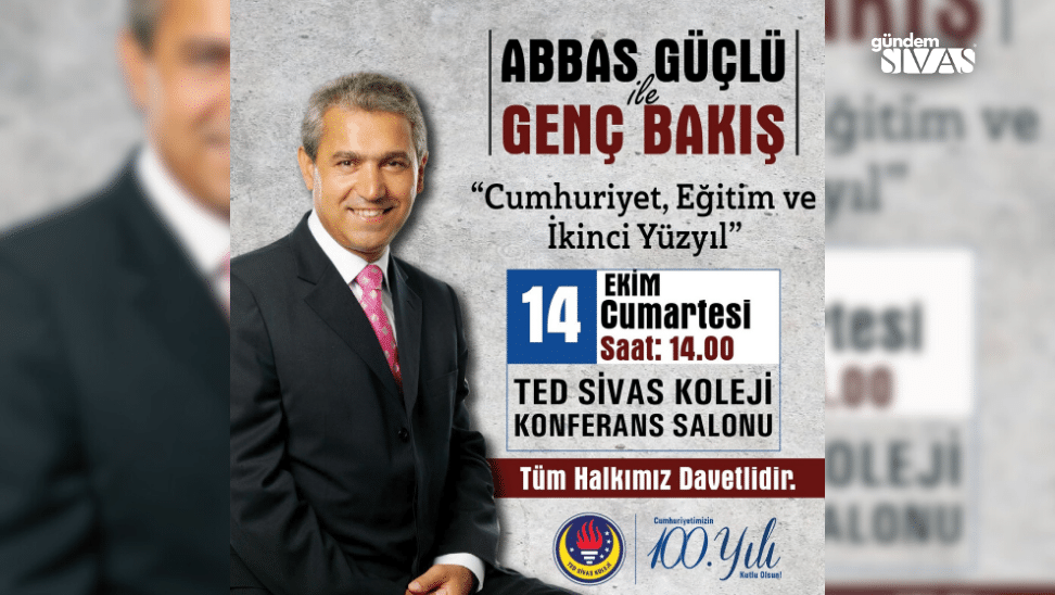 Abbas Güçlü Sivas’a Geliyor