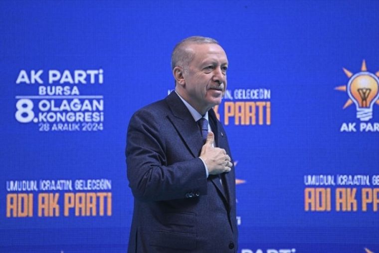 Cumhurbaşkanı Erdoğan, AK Parti Bursa İl Kongresi'ne katıldı - Birlik Haber Ajansı