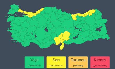 Batı ve Doğu Karadeniz ile Doğu Akdeniz'de Kuvvetli Sağanak Bekleniyor