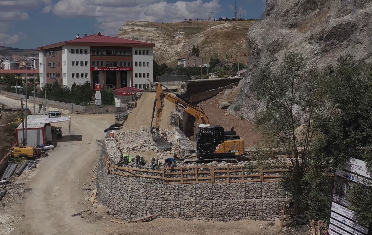 Yukarı Tekke’de tehlikeye karşı kapsamlı çalışma