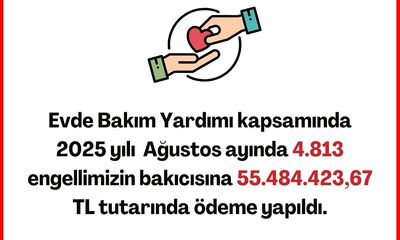 Sivas'ta Ağustos Ayı Nakdi Yardımları Başladı: Evde Bakım Yardımı Öncelikli