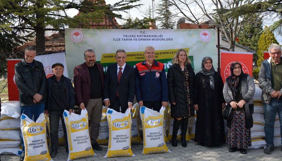 Isparta'da yüzde 60 hibeli aspir projesi hayata geçti - Birlik Haber Ajansı