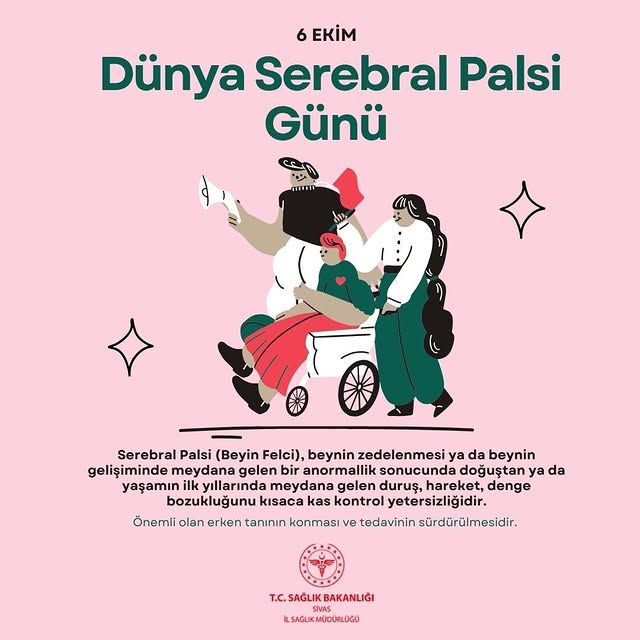 Sivas'ta 6 Ekim Dünya Serebral Palsi Günü'nde Farkındalık Çalışmaları