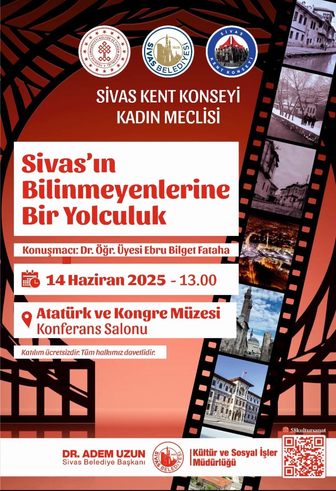 Sivas’ın Gizli Tarihine Yolculuk: Dr. Ebru Bilget Fataha’dan Özel Konferans