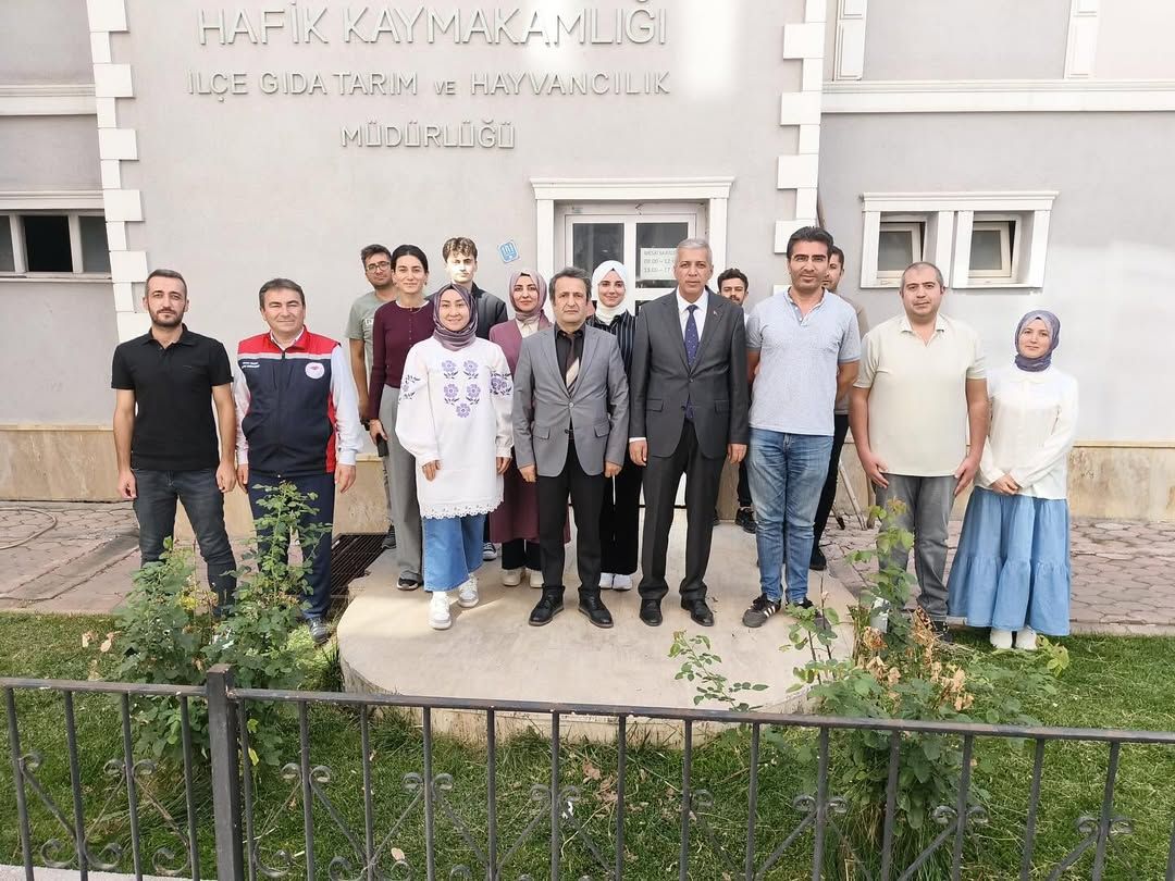 Sivas İl Tarım Orman Müdürü Salih İnan, Hafik İlçe Tarım ve Orman Müdürlüğü'nü Ziyaret Etti