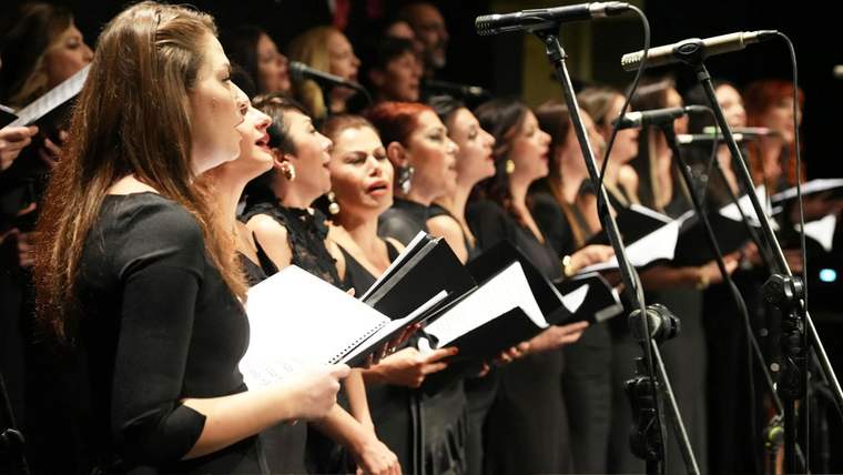 Alanya müzik korosu öğretmenlerinden halk müziği konseri - Birlik Haber Ajansı