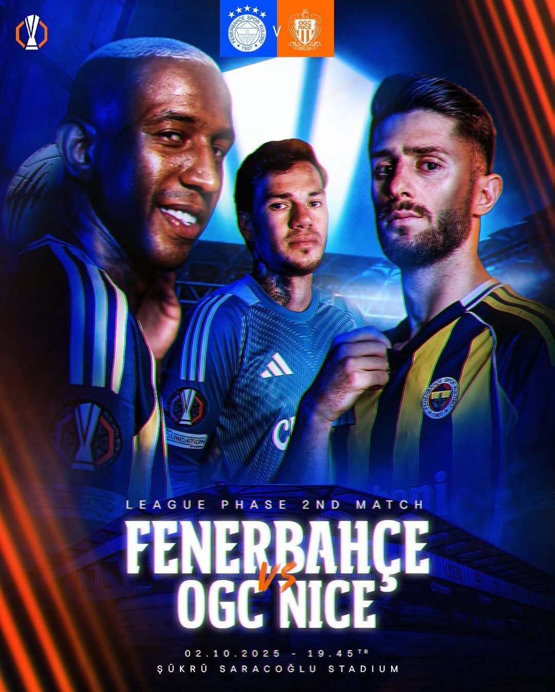 Fenerbahçe, OGC Nice ile Şükrü Saracoğlu'nda Avrupa Evi'nde Buluşuyor
