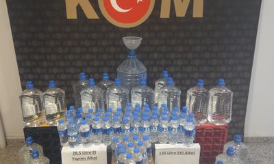 Sivas’ta Kaçak Alkole Operasyon: 28.5 Litre El Yapımı Alkol Ele Geçirildi