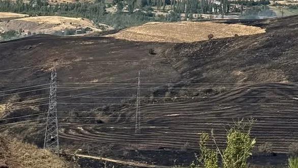 Sivas'ta İki Köyde Yangın Alarmı!