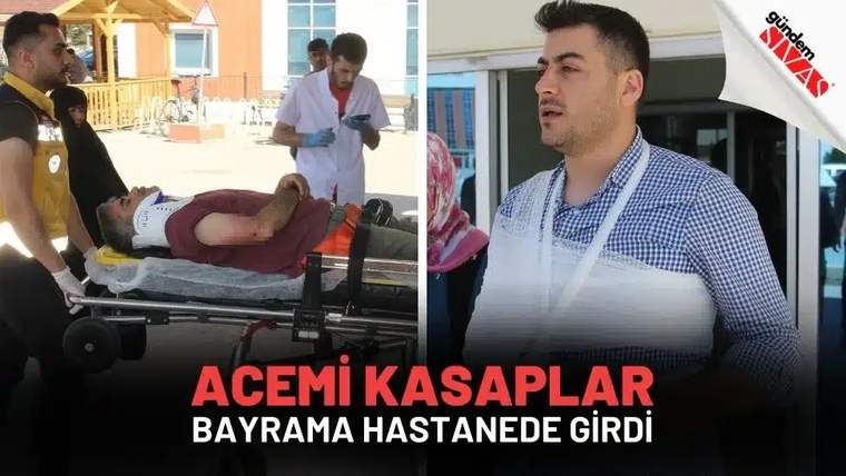 Sedye üzerinde yatan bir hasta, hastane önünde sağlık çalışanları tarafından taşınıyor.