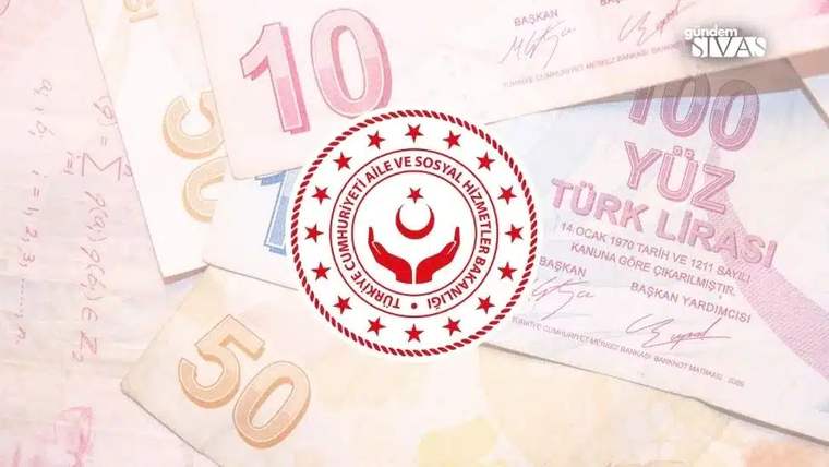 Türk Lirası banknotları üzerinde Aile ve Sosyal Hizmetler Bakanlığı logosu yer alıyor.