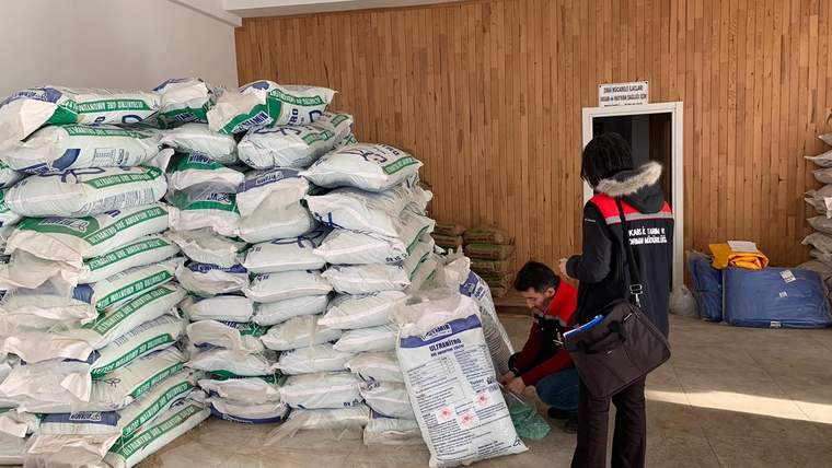 Kars'ta gübre satış bayileri denetlendi - Birlik Haber Ajansı