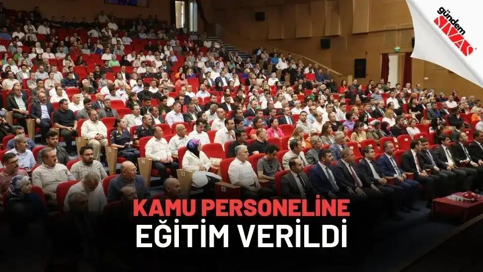 Kamu Personeline Eğitim Verildi