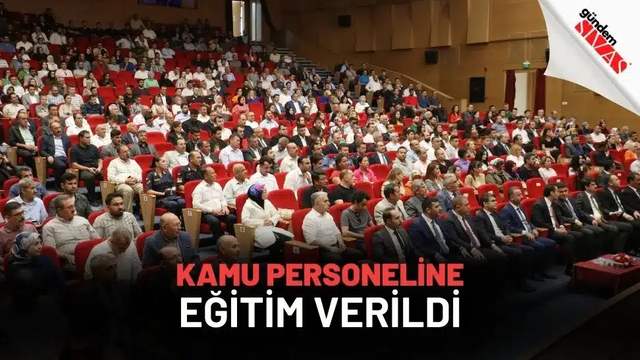 Kamu Personeline Eğitim Verildi