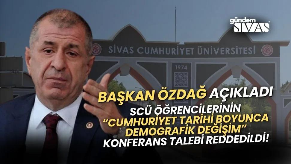 Özdağ Açıkladı: SCÜ Öğrencilerinin Talebi Reddedildi!