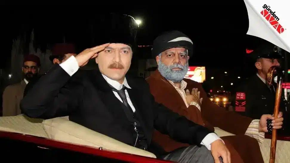 Atatürk’ün Sivas’a Gelişi Canlandırıldı