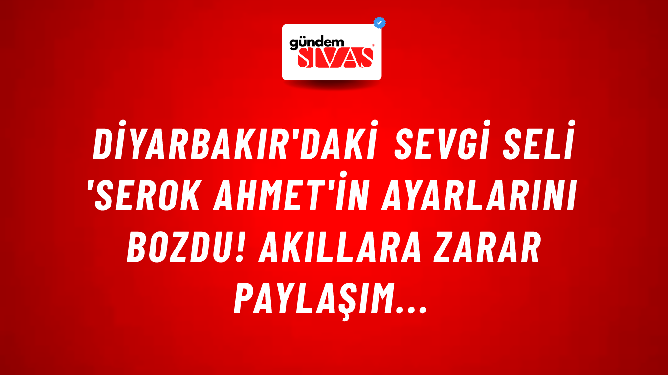 Diyarbakır'daki sevgi seli 'Serok Ahmet'in ayarlarını bozdu! Akıllara zarar paylaşım...