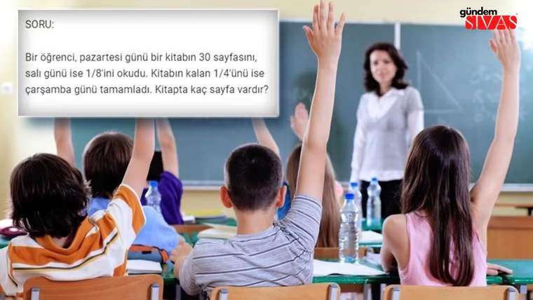 Sınıf ortamında öğretmen, öğrencilerine matematik sorusu anlatıyor; öğrenciler dikkatle dinliyor.
