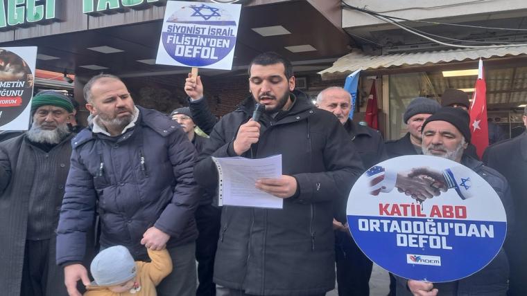 AGD Gümüşhane'den Gazze'ye Destek, Trump’a Tepki! - Birlik Haber Ajansı