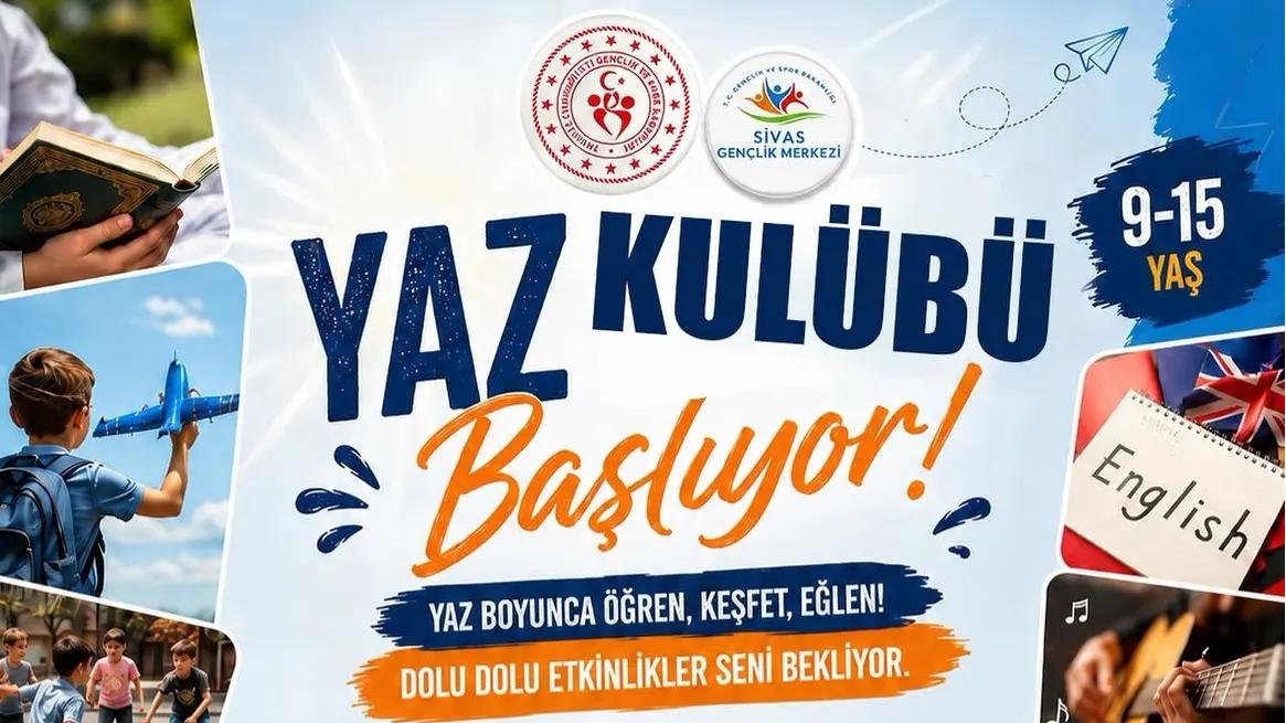 Sivas Gençlik Merkezi Yaz Kulübü Kontenjanı Doldu, Gözler Ağustos Ayında